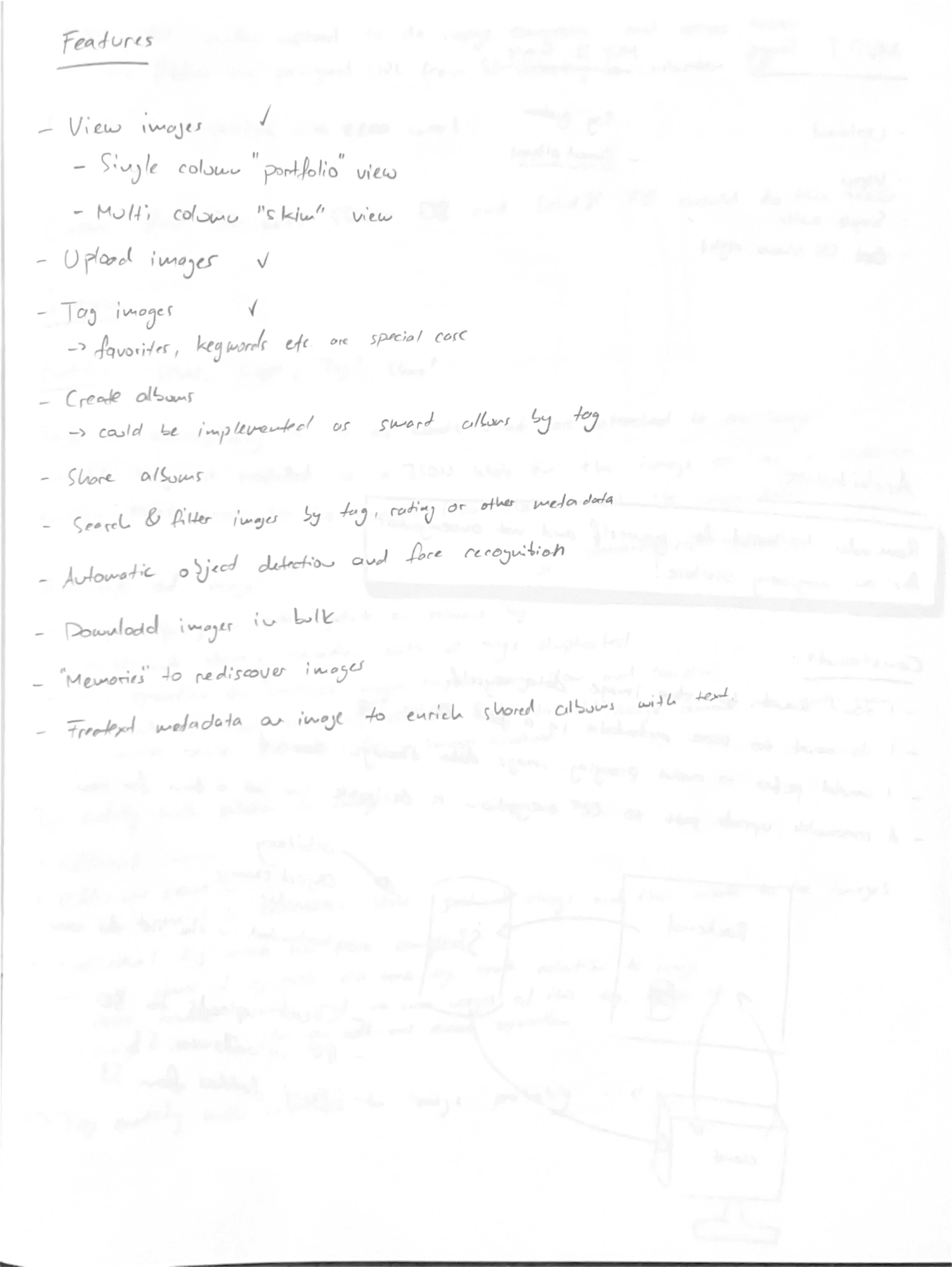 Screenshot of UX concept