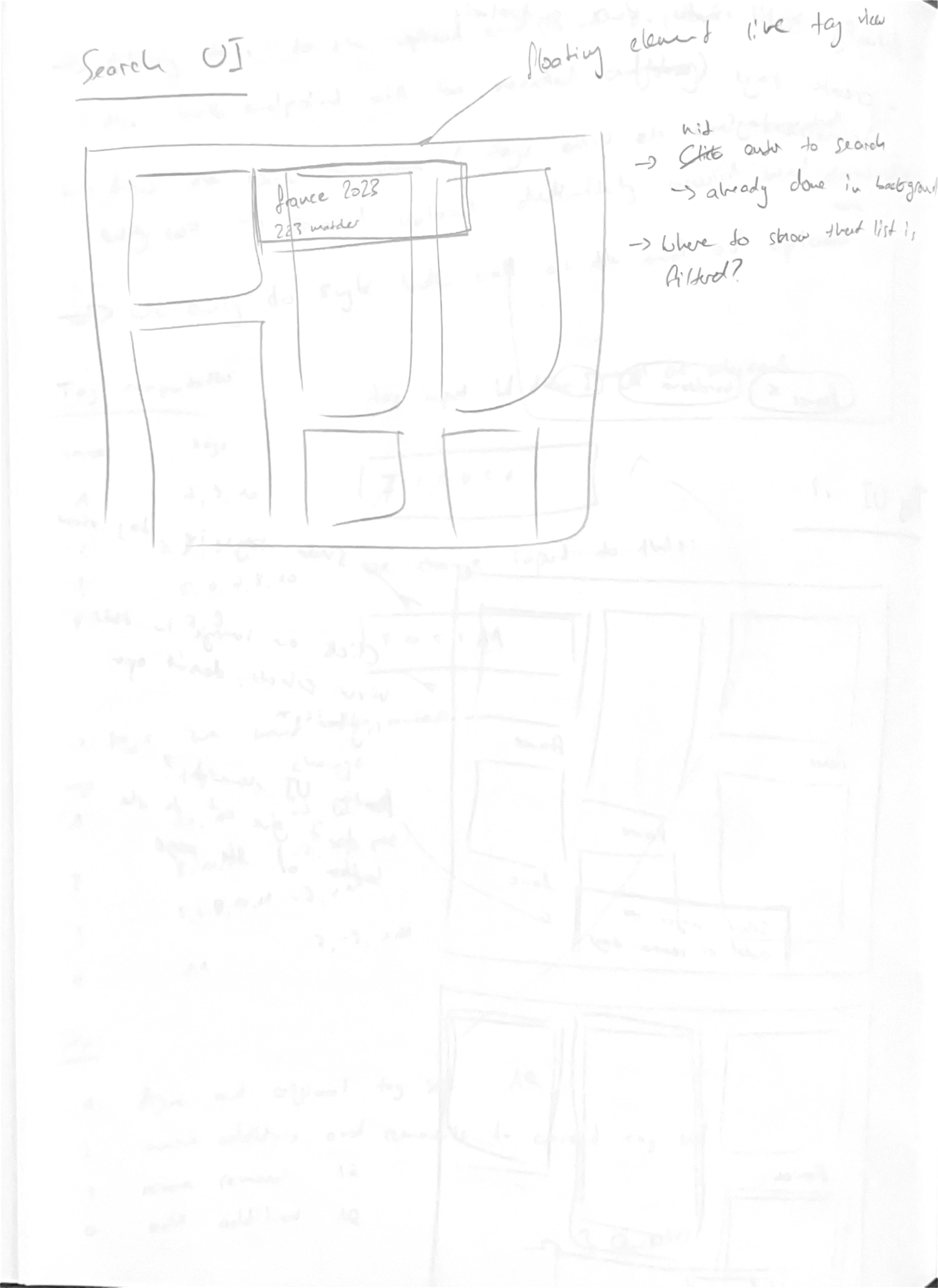 Screenshot of UX concept